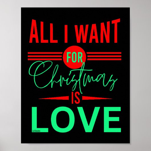 ALLES WAT IK WIL VOOR CHRISTMAS IS LIEVER POSTER (Voorkant)