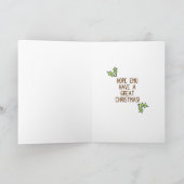 Alles wat ik wil voor de kerst EMU Feestdagen Kaart (Binnen)