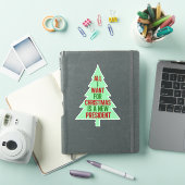 Alles wat ik wil voor de kerst is een nieuw Presid Sticker (iPad Cover)