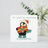 Alles wat ik wil voor de  kerstpinguïn (Staand voorkant)