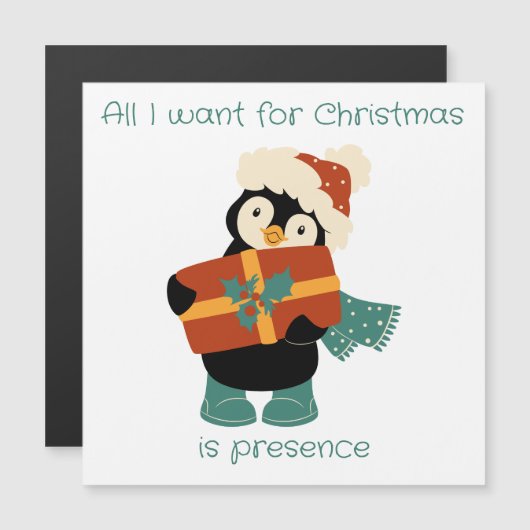 Alles wat ik wil voor de  kerstpinguïn (Voorkant / Achterkant)