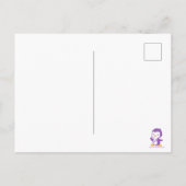 Alles wat ik wil voor de kerstpinguïn briefkaart (Achterkant)