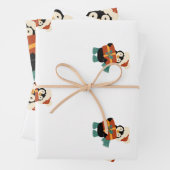 Alles wat ik wil voor de  kerstpinguïn inpakpapier vel (In situ)