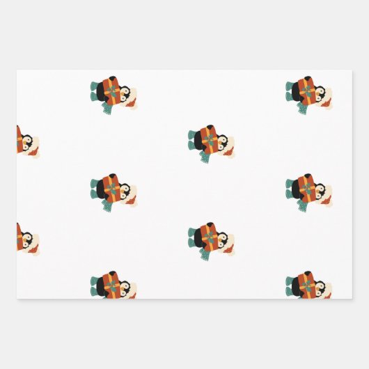 Alles wat ik wil voor de  kerstpinguïn inpakpapier vel (Voorkant)