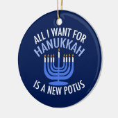 Alles wat ik wil voor Hanukkah is een nieuwe Presi Keramisch Ornament (Links)