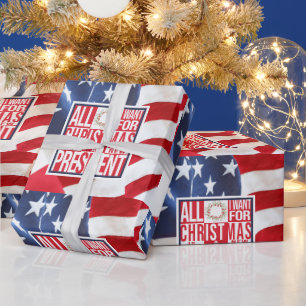 Alles wat ik wil voor kerst Nieuw President Patrio Cadeaupapier