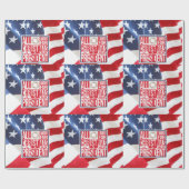 Alles wat ik wil voor kerst Nieuw President Patrio Cadeaupapier (Vlak)