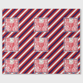 Alles wat ik wil voor kerst Nieuw President Patrio Cadeaupapier (Vlak)