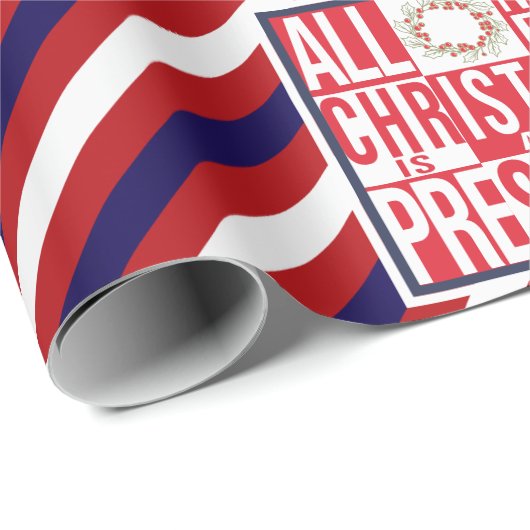 Alles wat ik wil voor kerst Nieuw President Patrio Cadeaupapier (Rol Hoek)