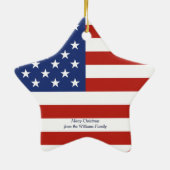 Alles wat ik wil voor kerst Nieuw President Patrio Keramisch Ornament (Achterkant)