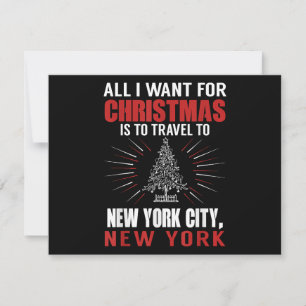 Alles wat ik wil voor kerst reizen naar New York C