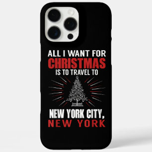 Alles wat ik wil voor kerst reizen naar New York C iPhone 16 Pro Max Hoesje