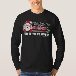 Alles wat ik wil voor kerstcadeaudesign t-shirt