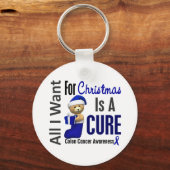 Alles wat ik wil voor kerstColon-kanker Sleutelhanger (Voorkant)