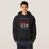 Alles wat ik wil voor Kerstluiaard Hoodie (Voorkant volledig)