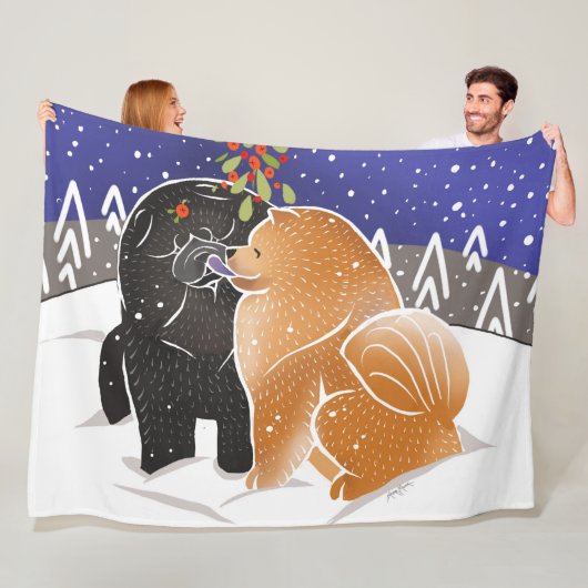 ALLES WAT IK WIL VOOR KERSTMIS Chow fleece deken i (In situ)