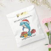 Alles wat ik wil voor Kerstmis is een dolfijnenvri Bedankzakje (Gezegeld)