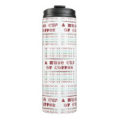 Alles wat ik wil voor Kerstmis is een grote kop ko Thermosbeker (Voorkant)