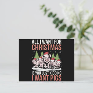 Alles wat ik wil voor Kerstmis is een lelijke trui Feestdagenkaart