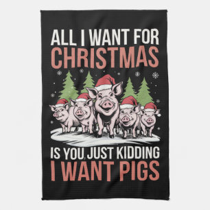 Alles wat ik wil voor Kerstmis is een lelijke trui Theedoek