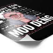 Alles wat ik wil voor Kerstmis is een Moo Deng Foto Afdruk (Hoek)