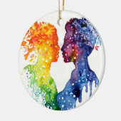 Alles wat ik wil voor kerstmis is jij keramisch ornament (Links)