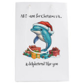 Alles wat ik wil voor Kerstmis is... Medium Cadeauzakje (Voorkant)