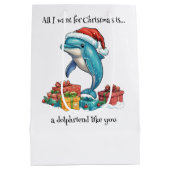 Alles wat ik wil voor Kerstmis is... Medium Cadeauzakje (Achterkant)