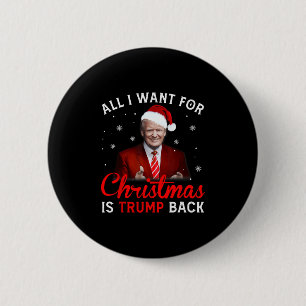 Alles wat ik wil voor Kerstmis is mijn twee tanden Ronde Button 5,7 Cm