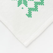 Alles wat ik wil voor Kerstmis is Moo Deng Hippopo Fleece Deken (Hoek)