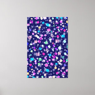 Alles wat ik wil voor Kerstmis is toiletpapier Canvas Afdruk