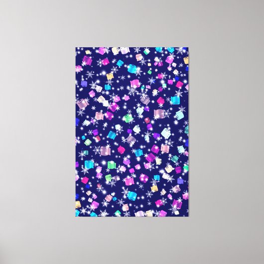 Alles wat ik wil voor Kerstmis is toiletpapier Canvas Afdruk (Voorkant)