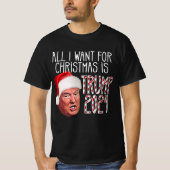 Alles wat ik wil voor Kerstmis is Trump 2024 T-shirt (Voorkant)