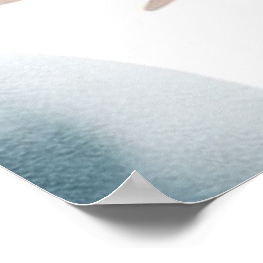 Alles wat ik wil voor Kerstmis is warme chocoladem Poster (Hoek)