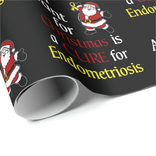 Alles wat ik wil voor Kerstmis/Kerstman.. Endometr Cadeaupapier (Rol Hoek)