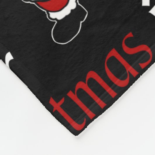 Alles wat ik wil voor Kerstmis/Kerstman.. Epilepsy Fleece Deken (Hoek)