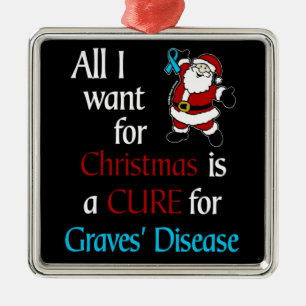 Alles wat ik wil voor Kerstmis/Kerstman.. graven' Metalen Ornament