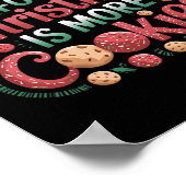 Alles wat ik wil voor Kerstmis koekjes grappig bak Poster (Hoek)