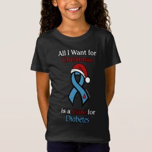 Alles wat ik wil voor Kerstmis/Pet.. Diabetes T-Sh T-shirt