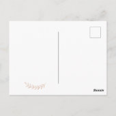 Alles wat ik wil voor kerstvrede in de wereldduive briefkaart (Achterkant)