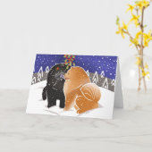 ALLES WAT IK WIL VOOR XMAS Chow tekst aanpassen Kaart (Gele Bloem)