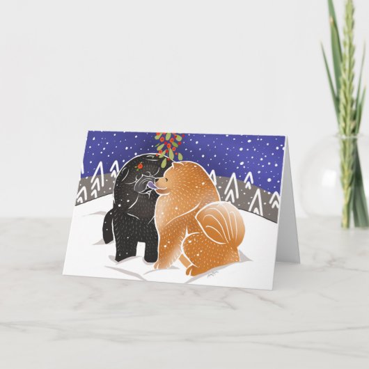 ALLES WAT IK WIL VOOR XMAS Chow tekst aanpassen Kaart (Voorkant)