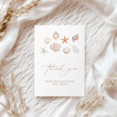 Alles wat ik Zee is liefde kust Vrijgezellenfeest Bedankkaart