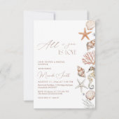 Alles wat ik Zee is liefde kust Vrijgezellenfeest Kaart (Voorkant)