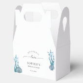 Alles wat ik Zee is liefde nautische kust Vrijgeze Bedankdoosjes (Geopend)