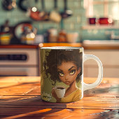 "Alles wat ik zeg of doe voor de koffie" Mok