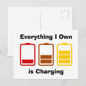 Alles wat ik zelf in rekening breng briefkaart (Voorkant / Achterkant)