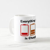 Alles wat ik zelf in rekening breng koffiemok (Voorkant links)