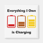 Alles wat ik zelf in rekening breng magneet (Voorkant)