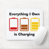 Alles wat ik zelf in rekening breng muismat (Met muis)